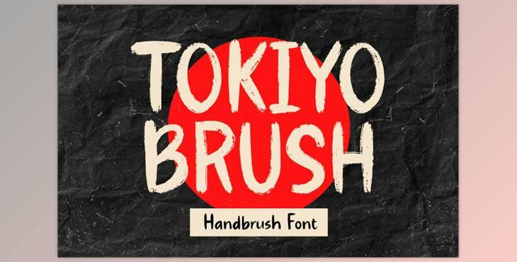 Tokiyo Brush - Brush Font Creative Market - 289660843