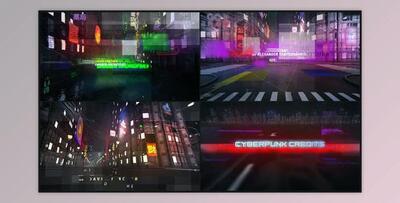 Cyberpunk Credits (Videohive 23277001) - AE Project