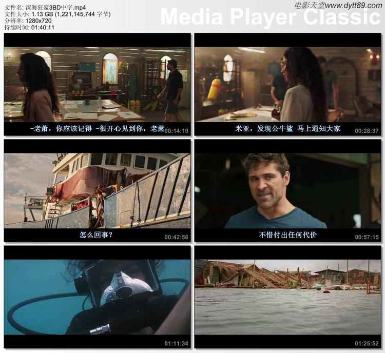 2020年美国科幻恐怖片《深海狂鲨3》BD中字
