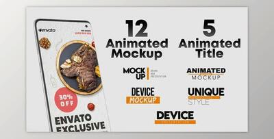 Animated Android Phone Mockup and Title Set (Videohive 36135842) - AE Project