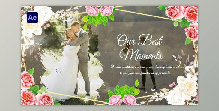 Ink Wedding Slideshow (Videohive 52496741) - AE Project