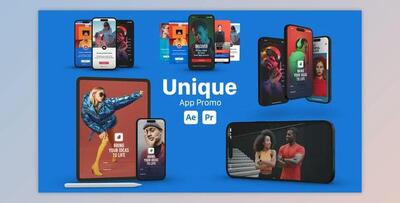 Unique App Promo (Videohive 51671802) - AE Project