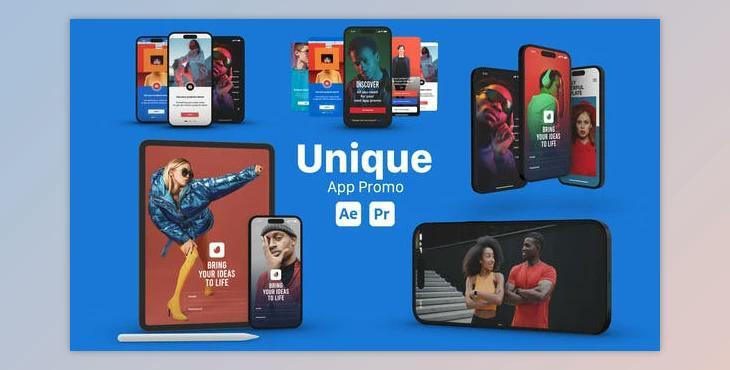 Unique App Promo (Videohive 51671802) - AE Project