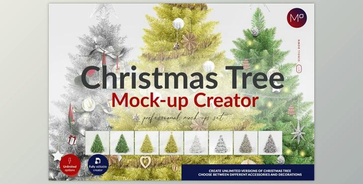 Christmas Tree Creator Mock-up CreativeMarket-5580357