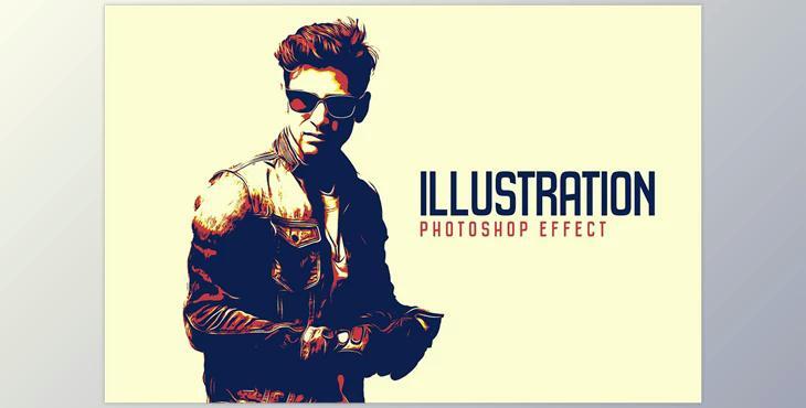 Vector Illustration Photo Effect CreativeMarket - 10992380