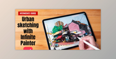 Urban sketching with Infinite Painter