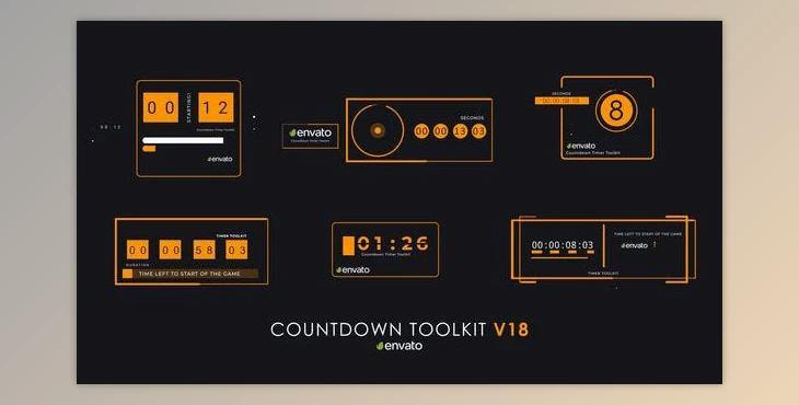 Countdown Timer Toolkit V18 (Videohive 44568439) - AE Project