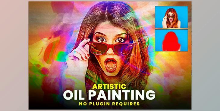 Artistic Color Oil Painting CreativeMarket - 6242451