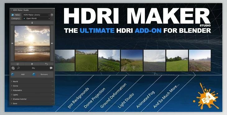 BlenderMarket – HDRI Maker v3.0.121 + Full Library 8K Version