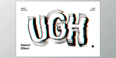 Displacement Glitches Text Effect - 91904876