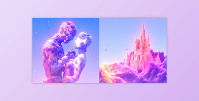 Dreamy Cloudy Worlds in Cinema4D & Octane Render