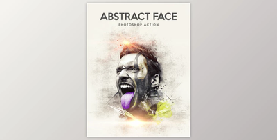 Abstract Face – Photoshop Action By dgas99 (ABR, PAT, ATN)