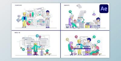 Business And Analytics Explainers for After Effects (Videohive 51093479) - AE Project