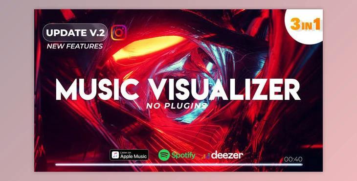 Music Visualizer Tunnel with Audio Spectrum V2.0 (Videohive 25505054) - AE Project