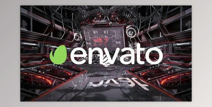 Mechanical HUD Glitch Logo (Videohive 26092444)