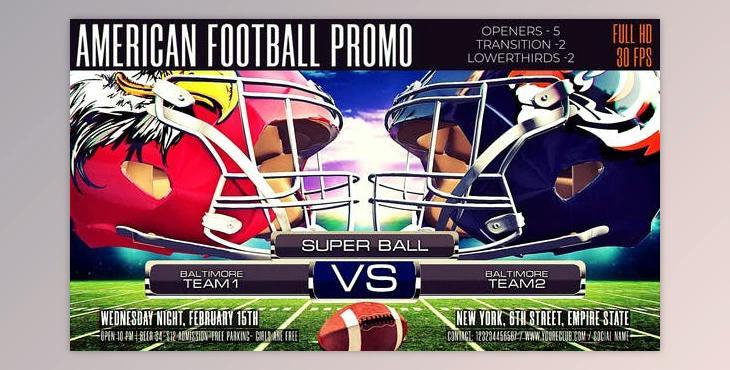 Videohive American Football Promo 29690556