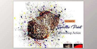 Animals Speckles Paint PS Action CreativeMarket - 15943404