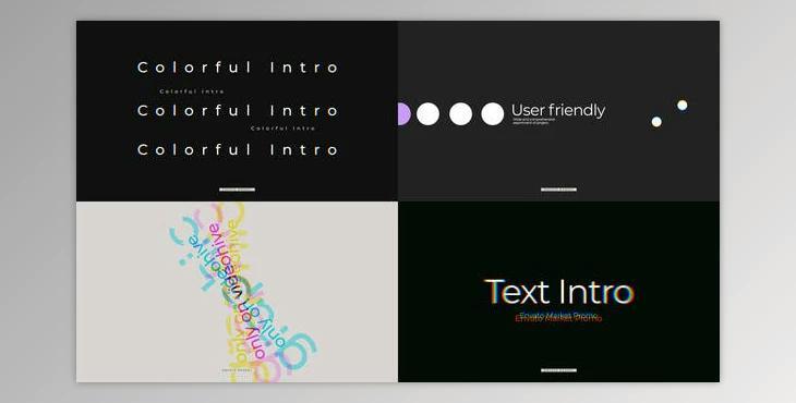 Text Intro (Videohive 53237306) - AE Project