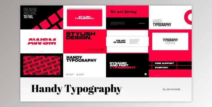 Handy Typography for Premiere Pro (Videohive 31886492)