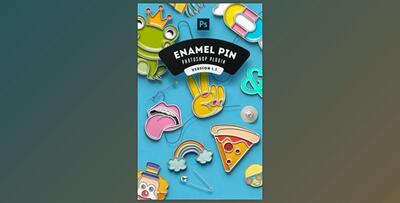 Soft Enamel Pin Generator GraphicRiver-22583349 (ZXP)