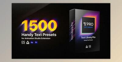 VideoHive 21932974 Text Library – Handy Text Animations V3.1