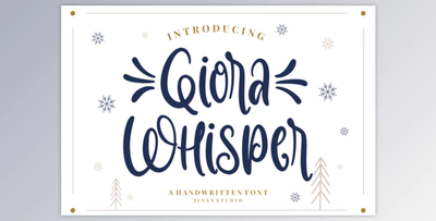 Giora Whisper Font