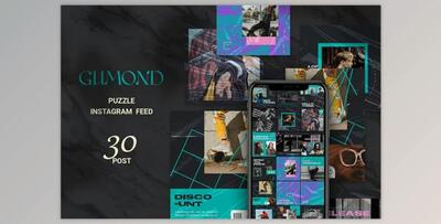 Gumond Puzzle Instagram Feed (PSD)