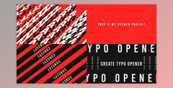 Typographic Intro (Videohive 51130657) - AE Project