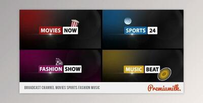 Broadcast Channel Movies Sports Fashion Music (Videohive 2558299)