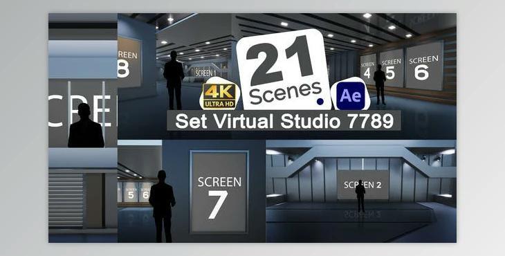 Set Virtual Studio 7789 (Videohive 38195116) - AE Project