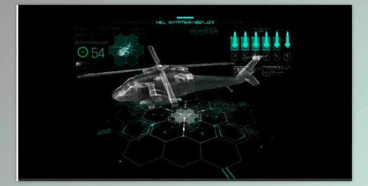 HUD UI Military Helicopter (Motionarray 354222) - AE Project