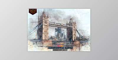 Architecture Sketch Photoshop Action GraphicRiver - 36653905