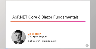 ASP.NET Core 6 Blazor Fundamentals - Gill Cleeren