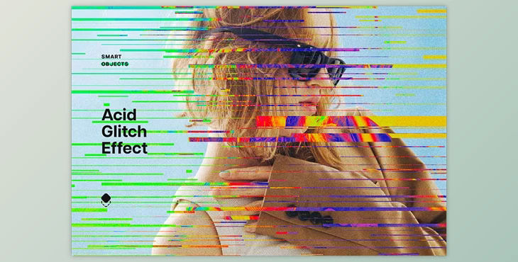 Acid Glitch Photo Effect - 278460895