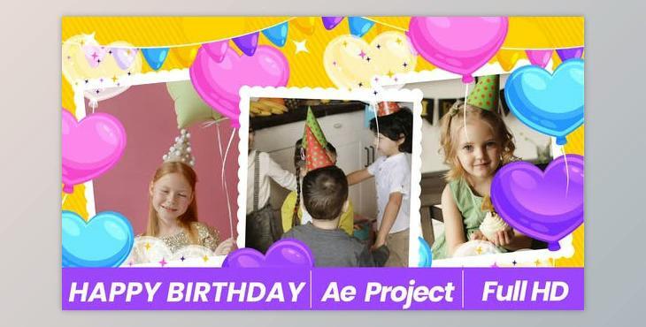 Happy Birthday (Videohive 36428923) - AE Project