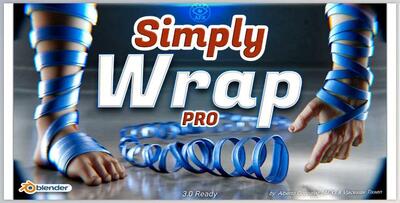 BlenderMarket – Simply Wrap Pro 1.5.2 + Assets