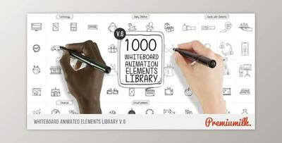 Whiteboard Animated Elements Library (Videohive 13745607) - AE Project