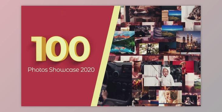 100 Photos Showcase Intro (Videohive 29886638) - AE Project