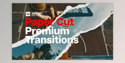 Premium Transitions Paper Cut (Videohive 49717425) - AE Project