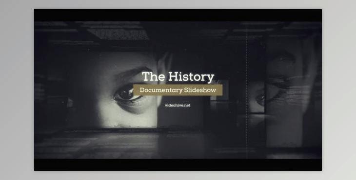 The History – Documentary Slideshow (Videohive 20476675) - AE Project