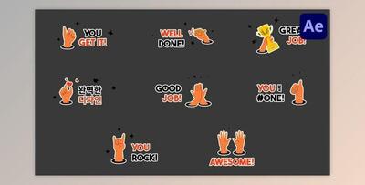 Hands Typography Titles for After Effects (Videohive 55053173) - AE Project