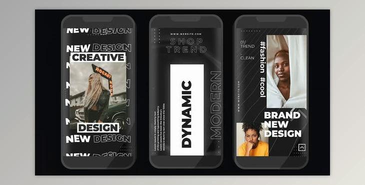 Dark Instagram Storis (Videohive 30939427) - AE Project