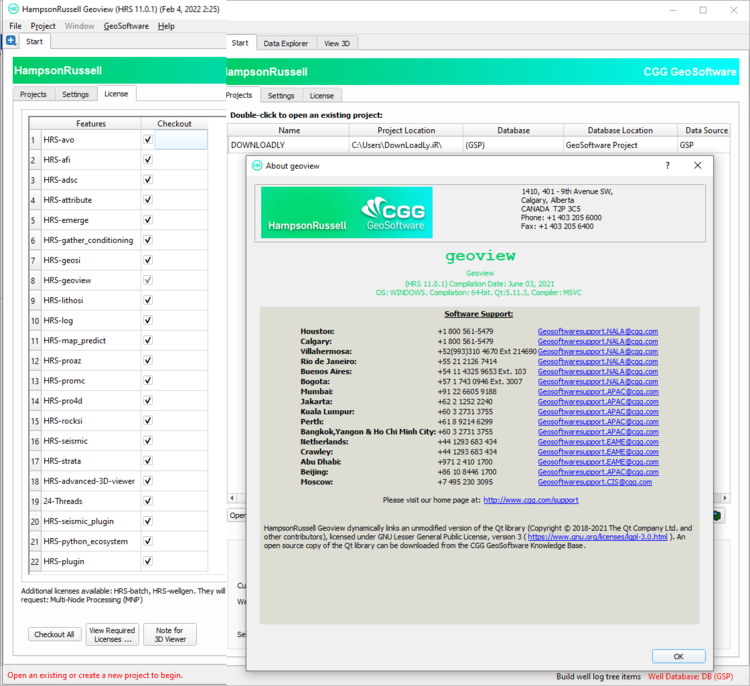 CGG GeoSoftware Suite 11.0.1 x64