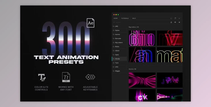 Text Animations (Videohive 49916632) - AE Project