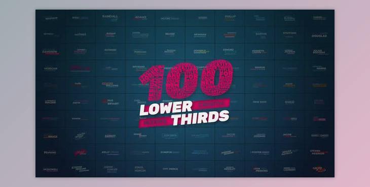 Lower Thirds Pack (Videohive 51939723) - AE Project