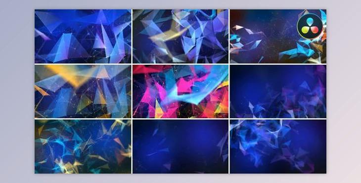 Plexus Backgrounds for DaVinci Resolve (Videohive 50465295)