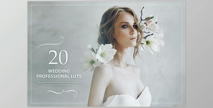 20 Wedding LUTs Pack CreativeMarket-5602691 (XMP, JPG)