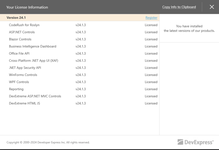 DevExpress Universal Complete 24.2.3 / VCL 23.2.6