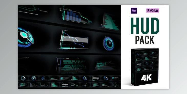HUD Pack 4K (Videohive 29454322) Ae Project