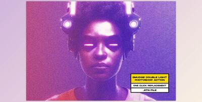 Smudge Double Light Photoshop Action